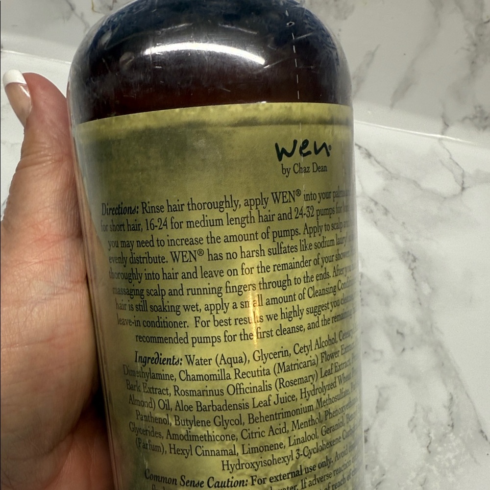 WEN Sweet Almond Mint Cleansing Conditioner - Brown - Picture 3 of 4
